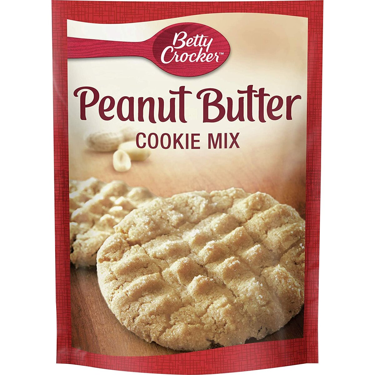 Betty Crocker Peanut Butter Cookie Mix 496g Mhd 6 8 22 2 90