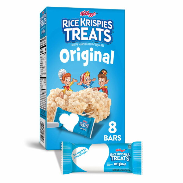 Kelloggs Rice Krispies Treats Original 8 Pack 176g -MHD: 14.09.24-