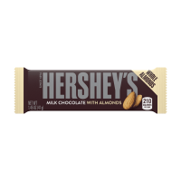 Hersheys Milk Chocolate with Almonds 41g -MHD: 30.09.2024-