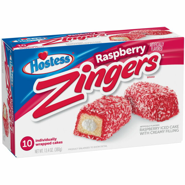 Hostess Zingers Raspberry 380g -MHD:04.06.24-