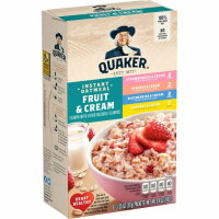 Quaker Instant Oatmeal - Fruit & Cream 240g...