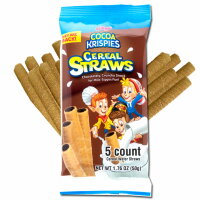 Cocoa Krispies Cereal Straws 50g  -MHD:01.02.2025-