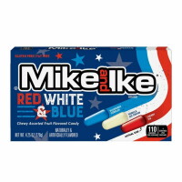 Mike and Ike Red White & Blue 120g